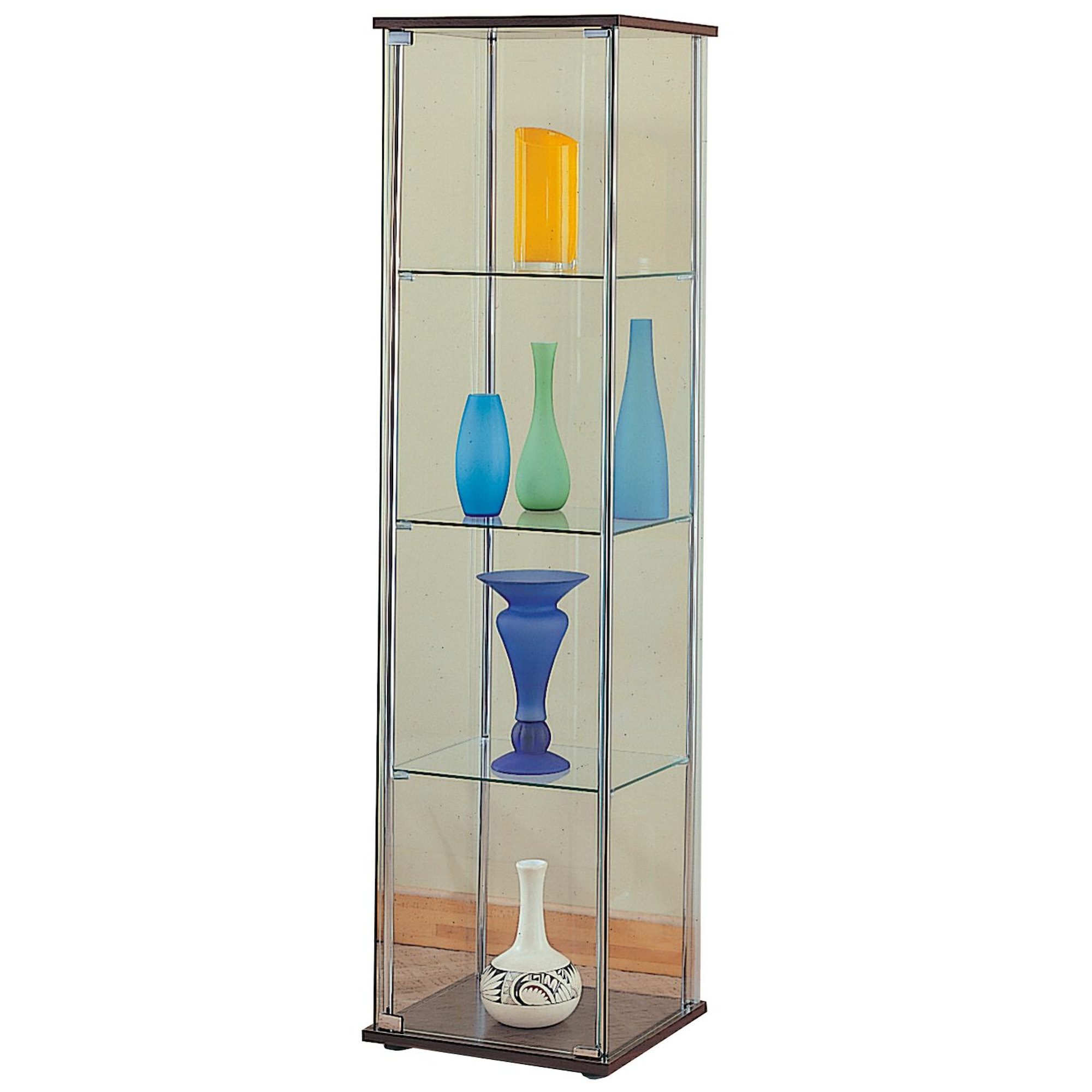 Coaster Curio 950172 4 Shelf Glass Curio with